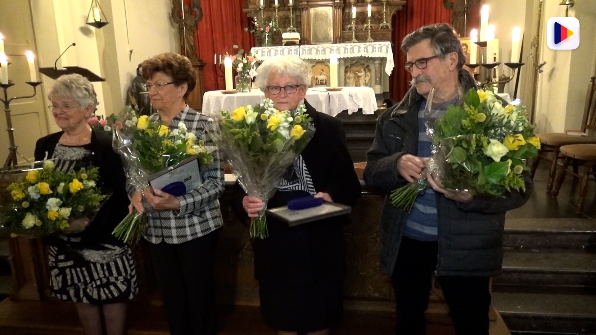 Jubilarissen gehuldigd St. Lambertuskerk Haren