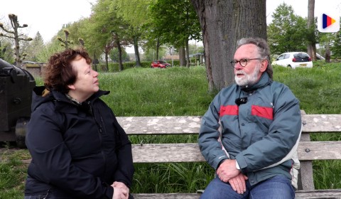 't Benkske met Willem Janssen Steenberg